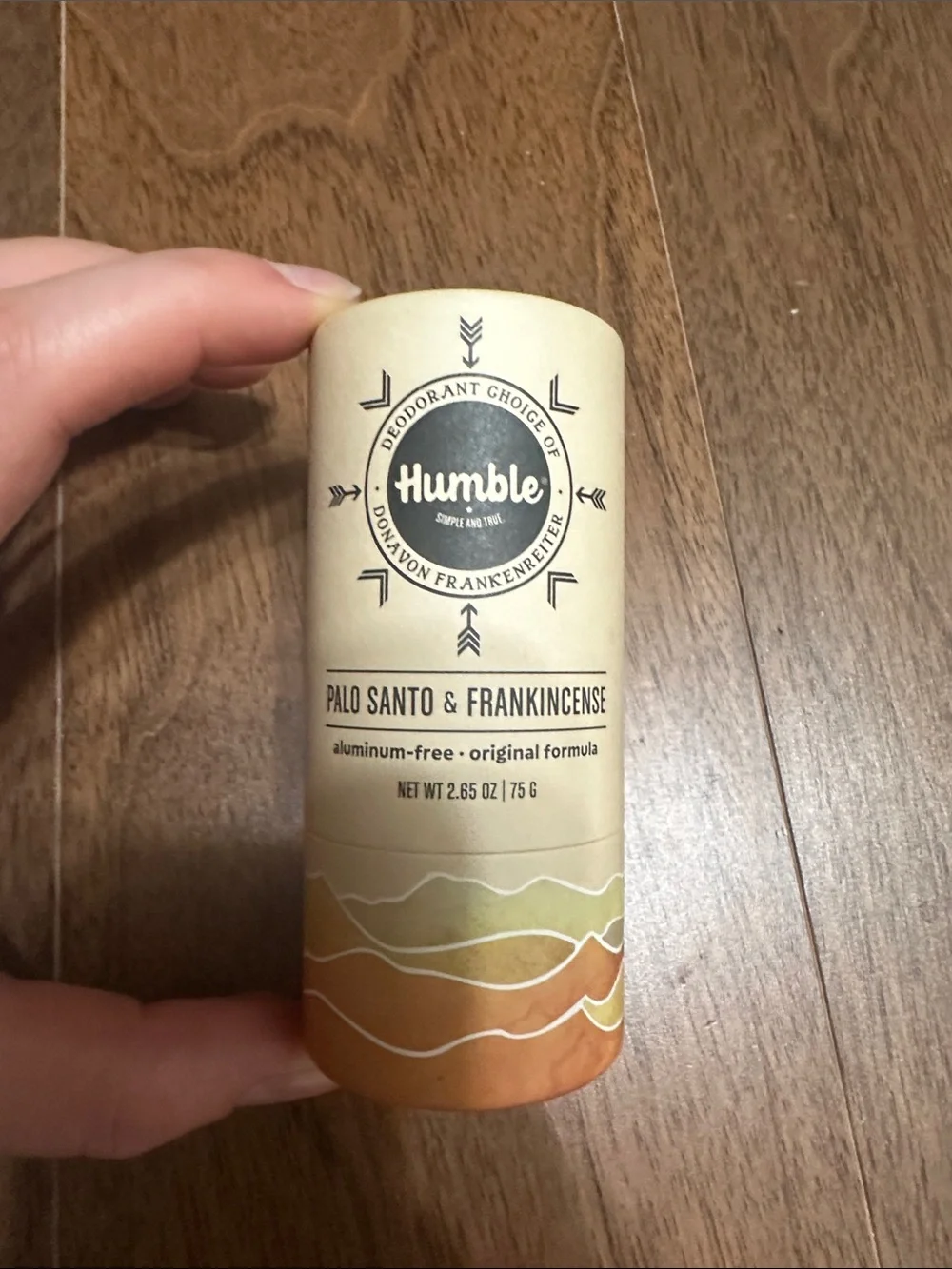 Humble Deodorant Palo Santo & Frankincense Stick - plastic free - brand new
